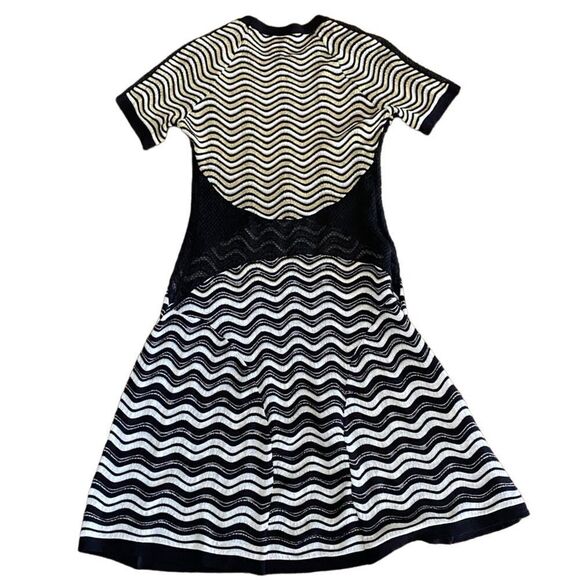 Vintage Missoni Dress Zig Zag Short Sleeve 40 - Picture 2 of 7